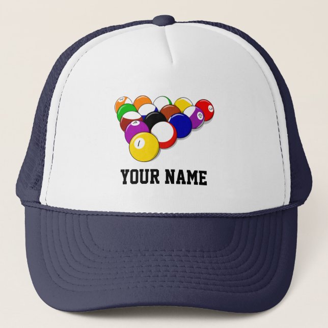 Casquette Billard modèle, design populaire (Devant)