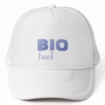 Bio Carburant votre chapeau de camion texte