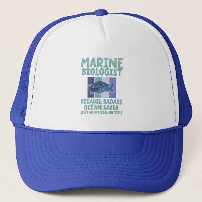 Casquette Biologiste marin Biologie marine (Devant)