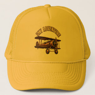Casquette Biplan vintage.