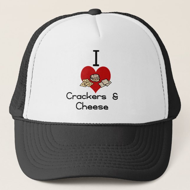 Casquette Biscuits et fromage du l'amour-coeur I (Devant)