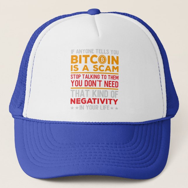Casquette Bitcoin Scène (Devant)