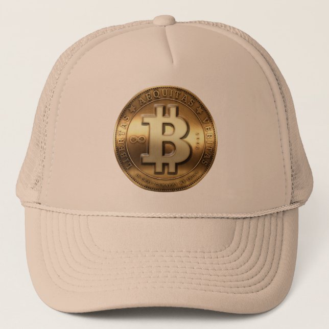 Casquette Bitcoin Trucker Cap (Devant)