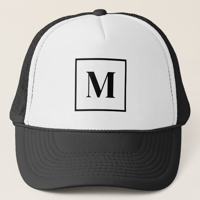 Casquette Black and White Monogram (Devant)