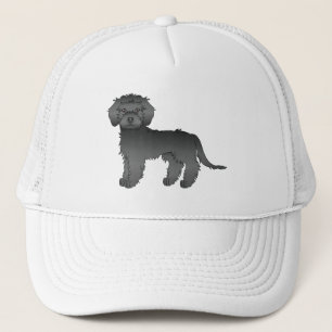 Casquette Black Mini Goldendoodle Cute Cartoon Dog
