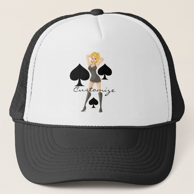 Casquette Black Spades Blonde Queen Thunder_Cove (Devant)