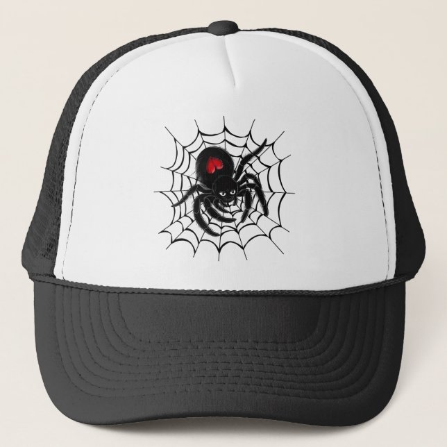Casquette Black Spider en Web (Devant)