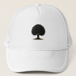 Casquette Black Tree Silhouette Cap – Minimal Nature Hat