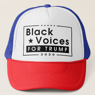 Casquette Black Voices for Trump 2020