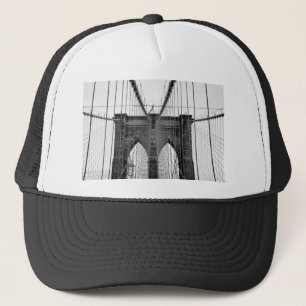 Casquette Black White Brooklyn Bridge New York