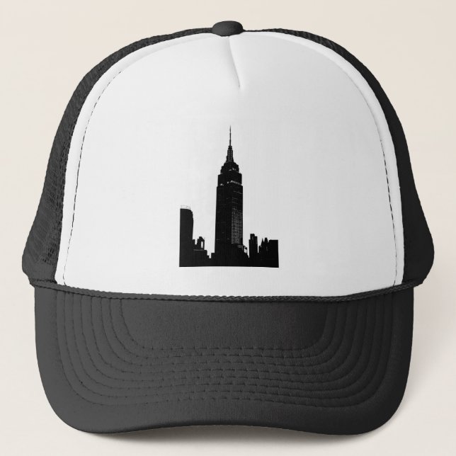 Casquette Black & White Pop Art New York (Devant)