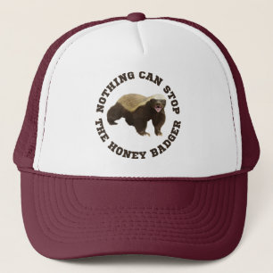 Casquette Blaireau de miel animal sauvage