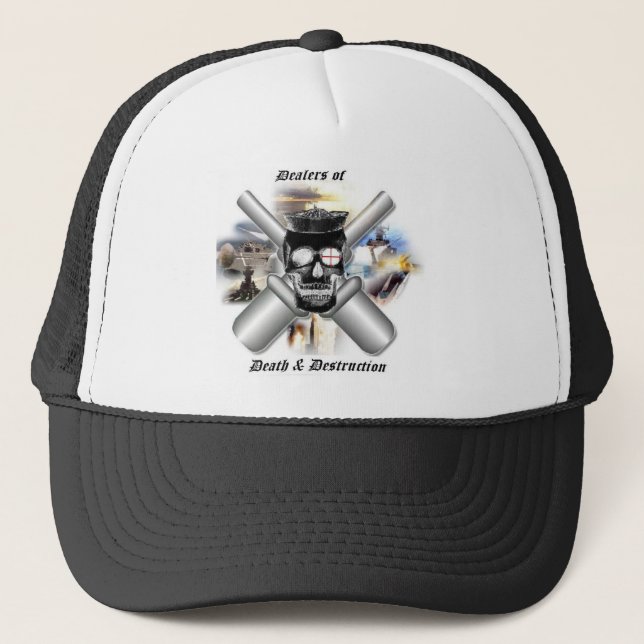 casquette blanc d'arrière - plan (Devant)