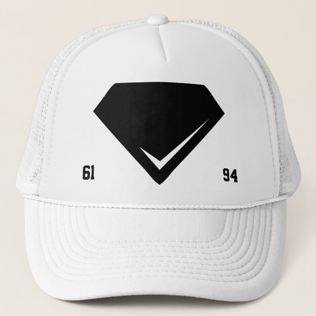 CASQUETTE BLANC DE CAMIONNEUR (Devant)