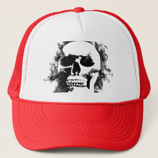 casquette blanc de crâne
