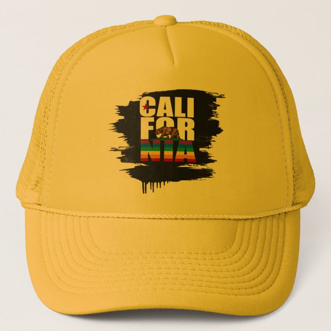 CASQUETTE BLANC DE FIERTÉ DE LA CALIFORNIE (Devant)