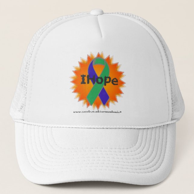 Casquette blanc de ruban du feu d'IH * IH * (Devant)