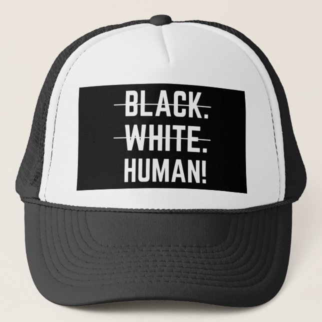 Casquette Blanc noir (Devant)