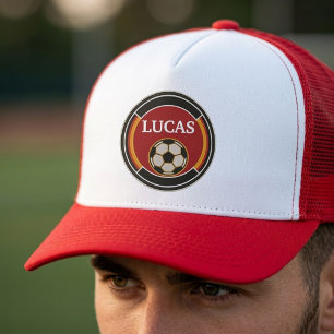 Casquette Blason de football personnalisé Nom personnalisé F