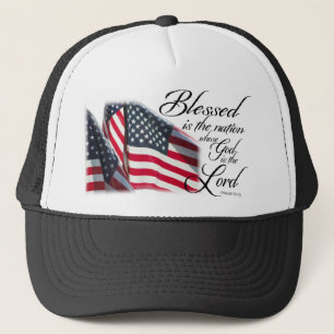 Casquette Blessed patriotique est la nation