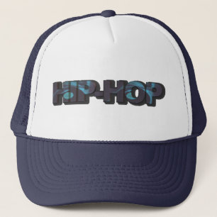 Casquette bleu de hip-hop