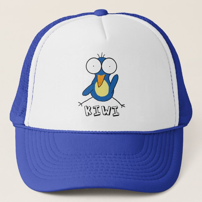 Casquette bleu de kiwi (Devant)