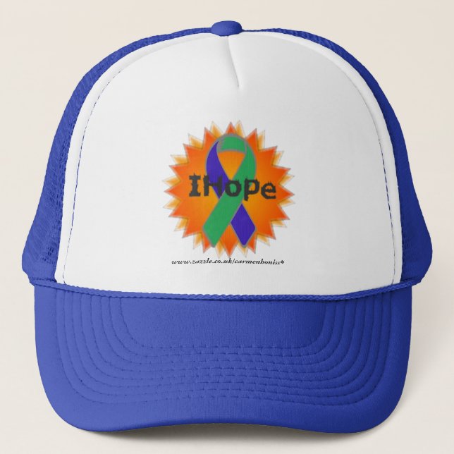 Casquette bleu de ruban du feu d'IH * IH * (Devant)