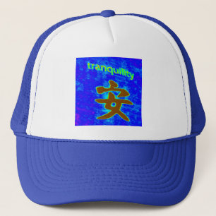 casquette bleu de tranquilité