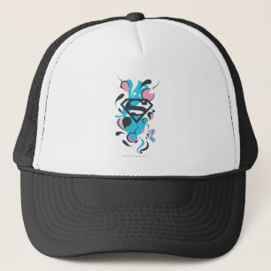 Casquette Bleu d'éclaboussure de couleur