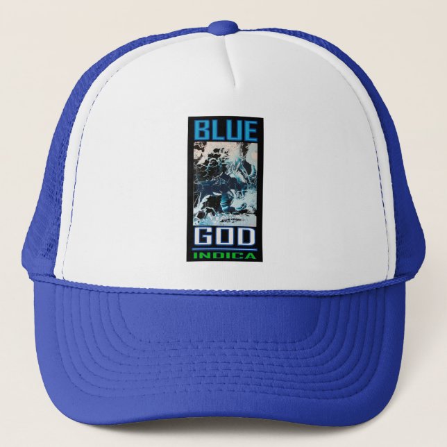 CASQUETTE BLEU DIEU INDICA (Devant)