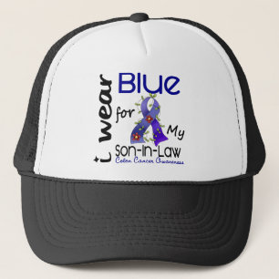 Casquette Bleu d'usage du cancer du colon I pour mon