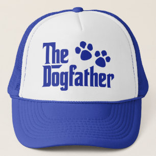 Casquette Bleu et blanc Dogfather qui dit
