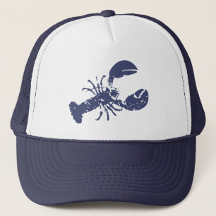 Casquette Bleu homard Blanc