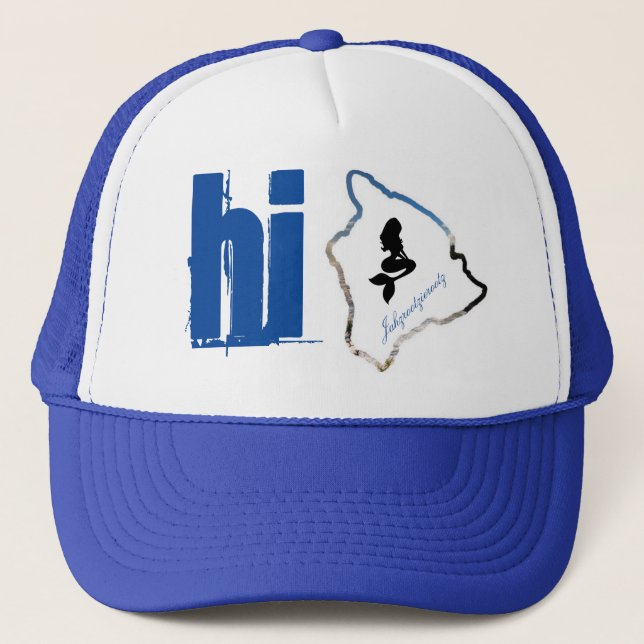 Casquette Bleu salut Jahzrootzierootz (Devant)
