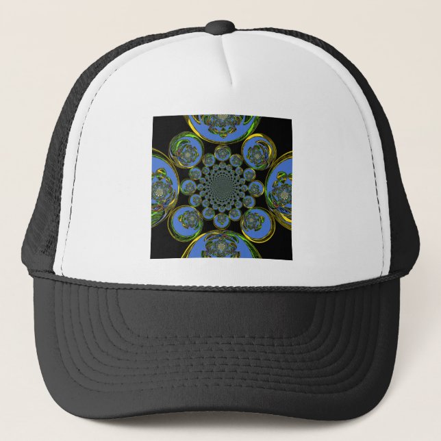 Casquette Bleu vintage (Devant)