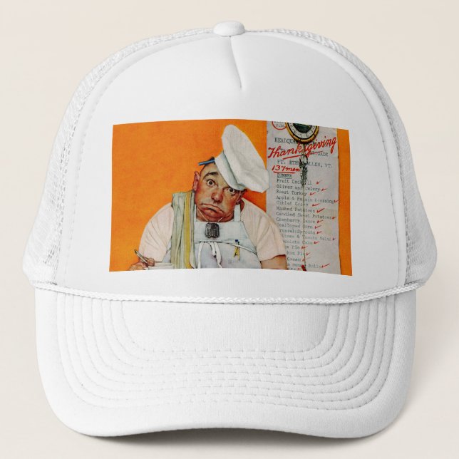 Casquette Bleus de jour de thanksgiving (Devant)