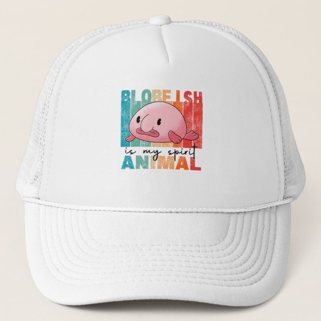 Casquette Blobfish Is My Spirit Animal - Drôle Blobfish (Devant)