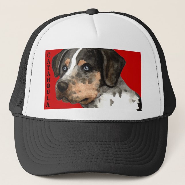 Casquette Bloc de couleurs de Catahoula (Devant)