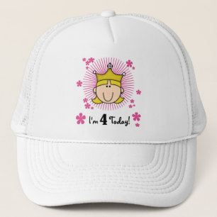 Casquette Blond Princess 4th Birthday Tshirts et cadeaux