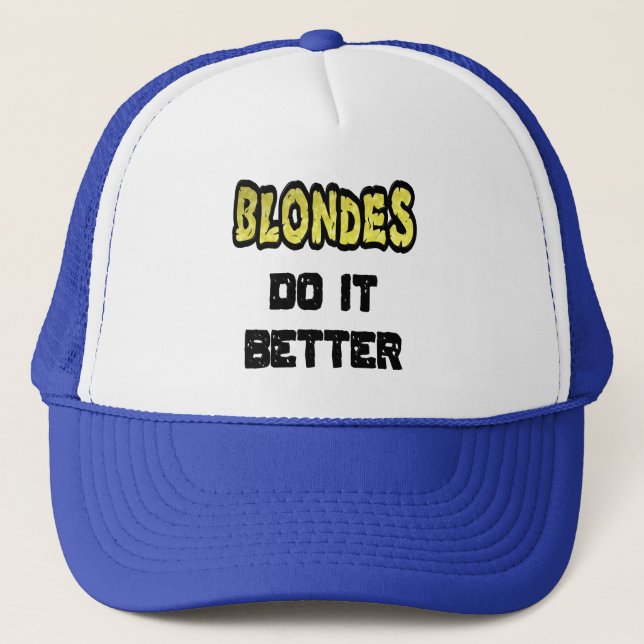 Casquette Blondes Faites-Le Mieux Chat De Camion (Devant)