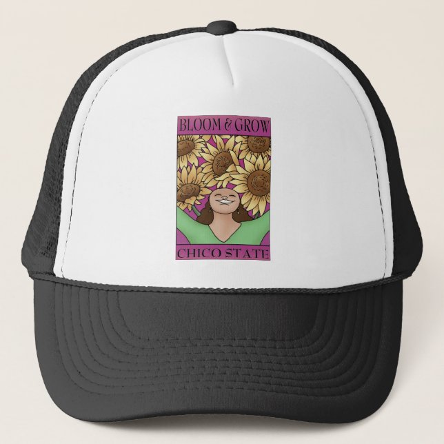 Casquette Bloom & Grow Chico State (rose) (Devant)