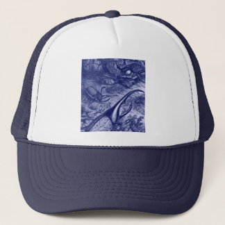 Casquette Blue Beetles Vintage Nature Imprimer