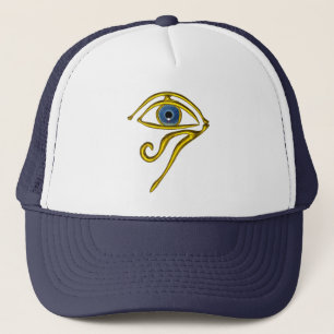 CASQUETTE BLUE TALISMAN / GOLD HORUS EYE