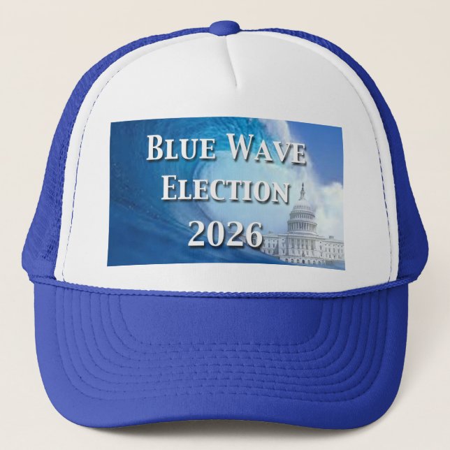 Casquette Blue Wave Election 2026 (Devant)