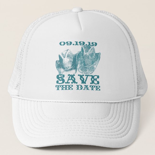 Casquette Bluestone Turquoise Western Horse Ranch Farm Maria (Devant)