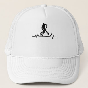 Casquette BMX Heartbeat Design Funny Rider vélo cadeau cade