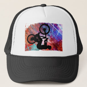 Casquette BMX sur la grunge rouillée