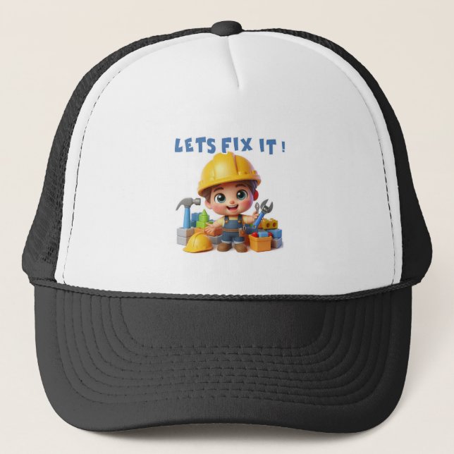 Casquette Bob Builder le réparer (Devant)