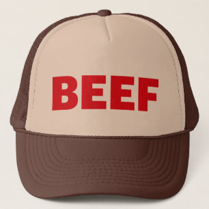 Casquette BOEUF slogan amusant camionneur chapeau