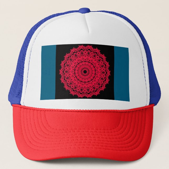 Casquette Boho bloom Mandala  (Devant)